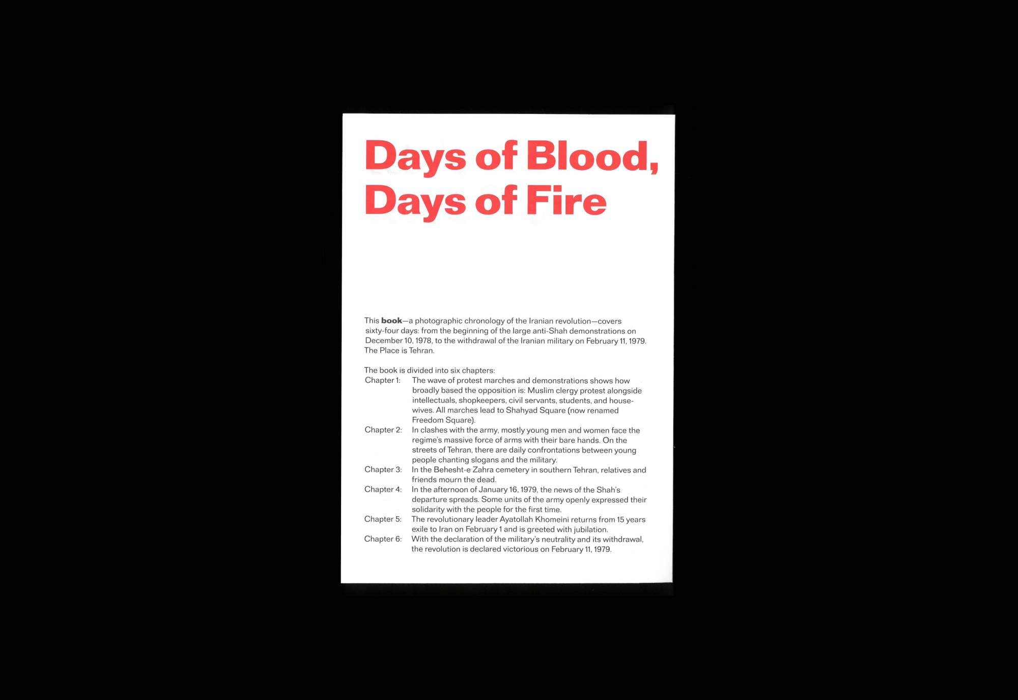 Days of Blood, Days of Fire (Reprint) Bahman Jalali